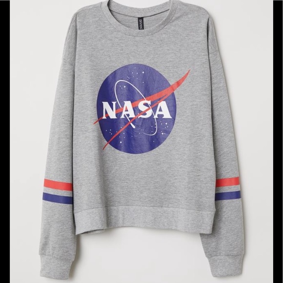 Hu0026M | Tops | Hm Nasa Sweatshirt Small Womens | Poshmark